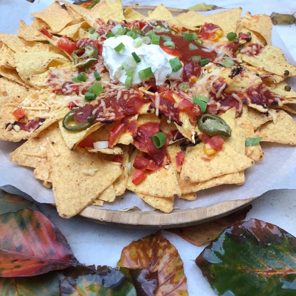 Available now @ Jazzcafé Bebop: the "Loaded Nacho's" with cheese, salsa, jalapenos and sour cream..
