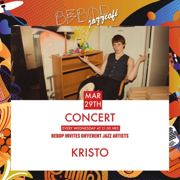 CONCERT ON THE 29TH | @kristo.music | Kristiaan Deruytter was brought up in a very musical family. Being the son of legendary Belgian saxophone player Frank Deruytter (OTO machine, Groovemania), he was classically trained and focussed on musical studies t