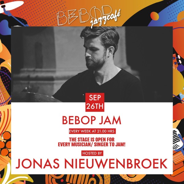 TOMORROW'S JAM SESSION | Hosted by @jn_drums_ | Active as drummer, composer, Jonas can be described as curious and inquiring. Using his wide area of interests, he is always looking for depth in his music. He is currently playing specially composed music